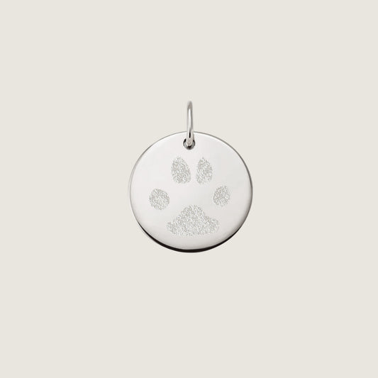 Paw Print Pendant  | 925 Sterling Silver