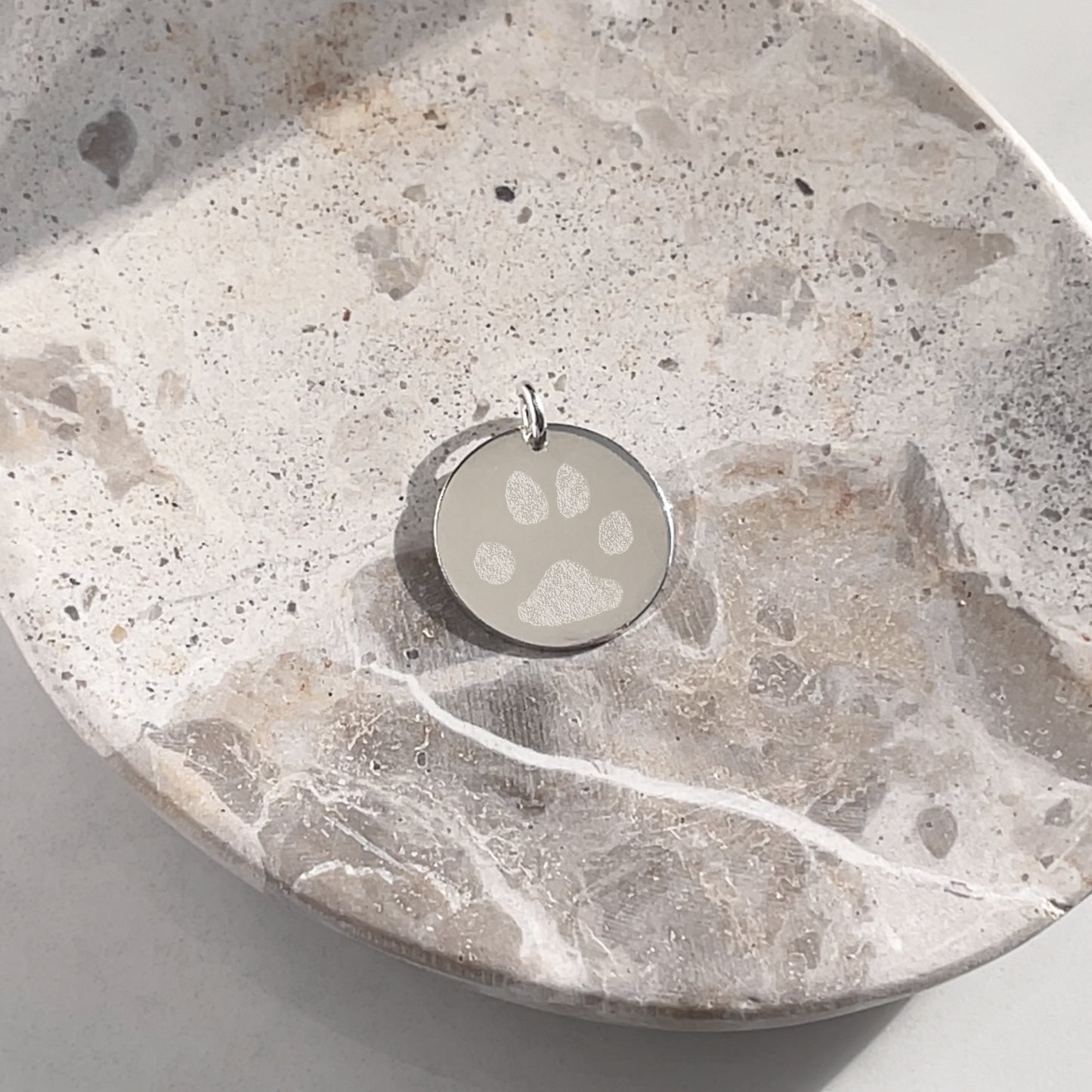 Paw Print Pendant  | 925 Sterling Silver