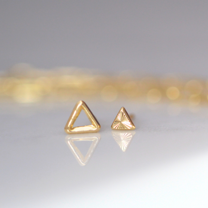 Mini Triangle Studs