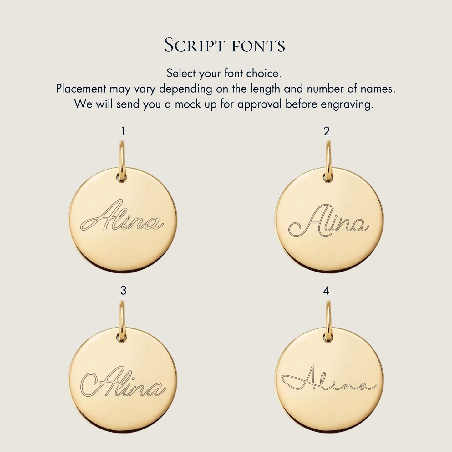 Bracelet Sphere Empreinte | Disque Or 10 Carats