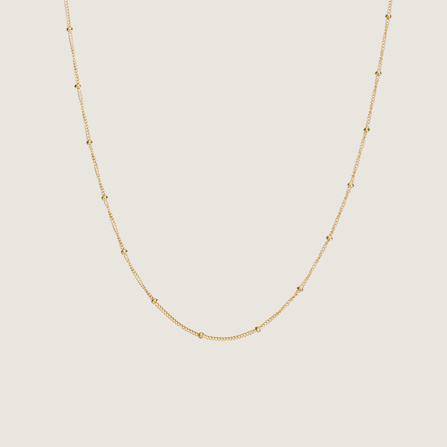Sphere Chain Necklace | 10K Gold