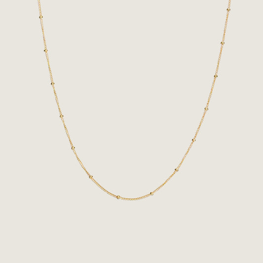 Sphere Chain Necklace | 10K Gold