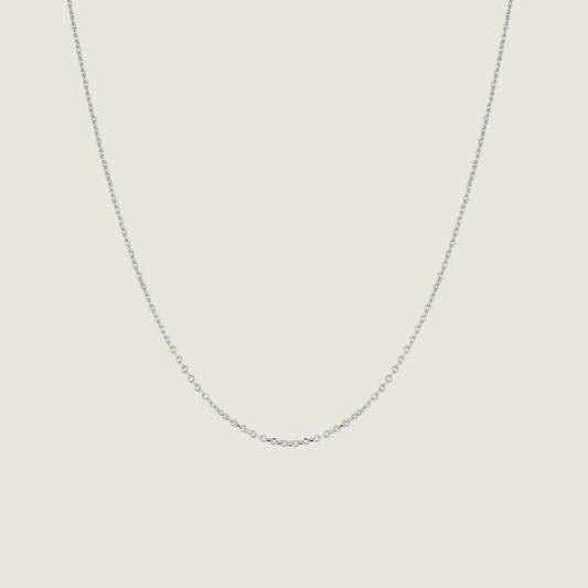 Cable Chain Necklace | Sterling Silver