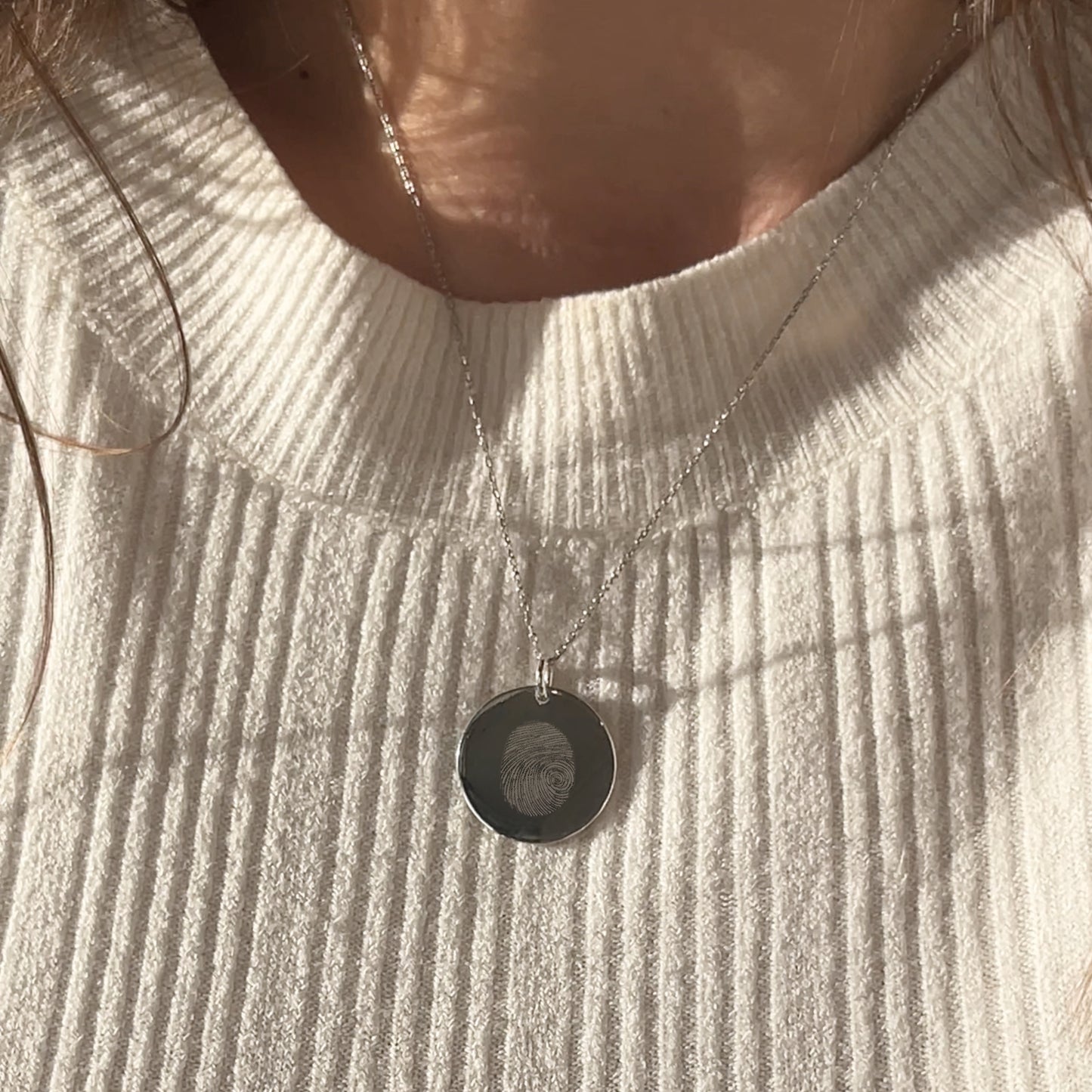 Fingerprint Pendant | 925 Sterling Silver