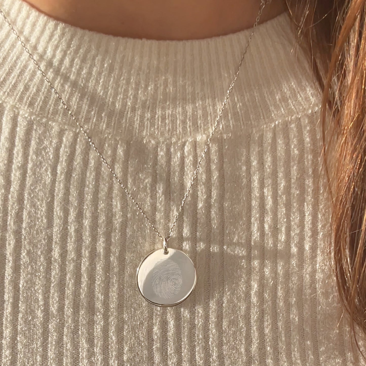 Fingerprint Pendant | 925 Sterling Silver