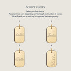 Paw Print Pendant | 10K Gold Rectangle