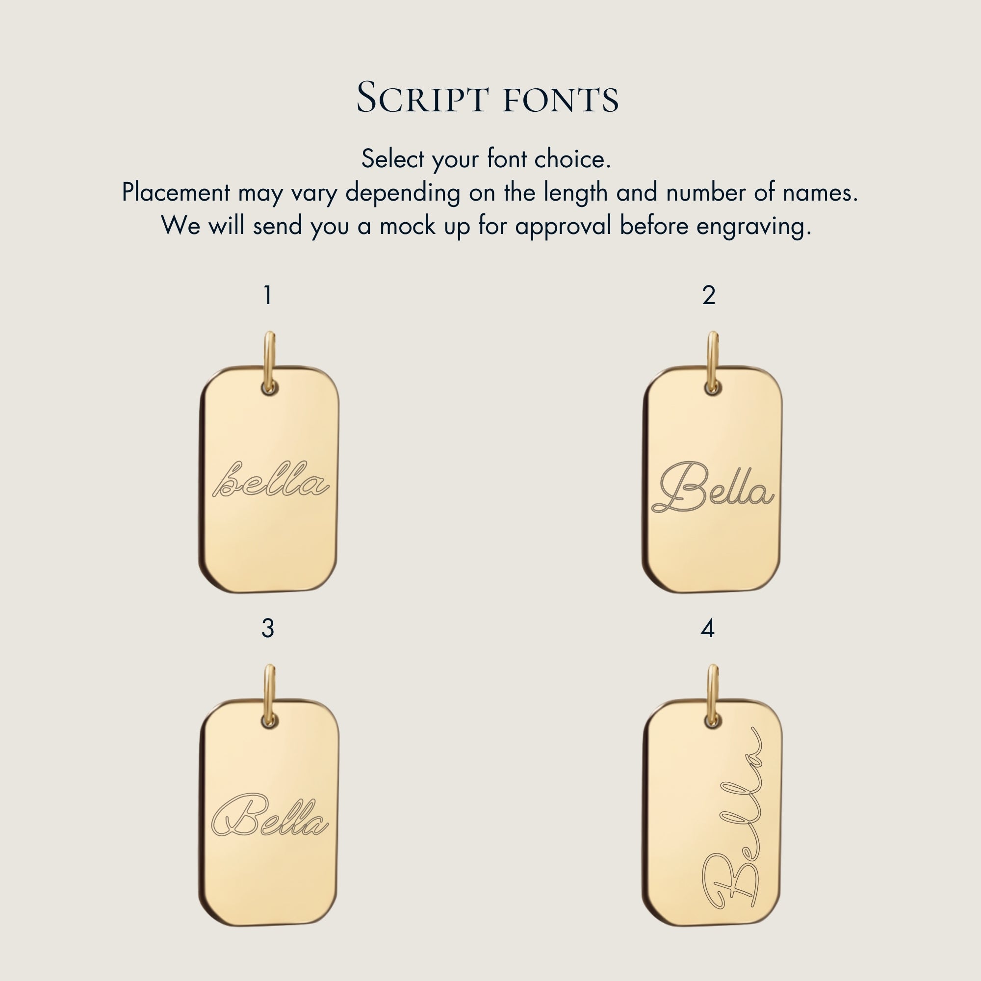 Paw Print Pendant | 10K Gold Rectangle