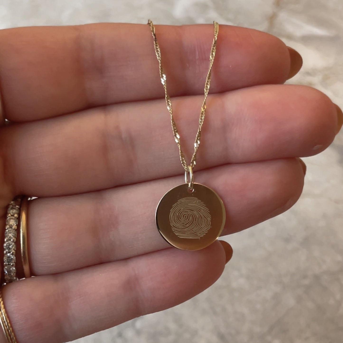 Twisted Chain Necklace | 10K Gold