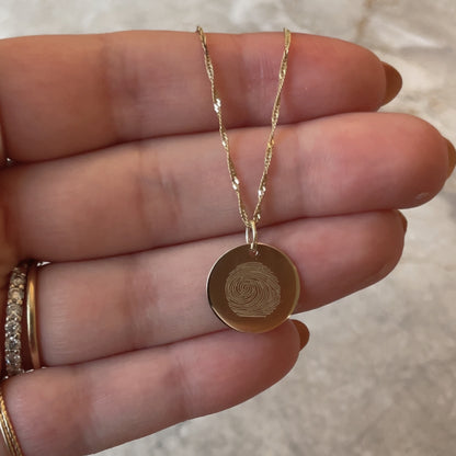 Twisted Chain Necklace | 10K Gold