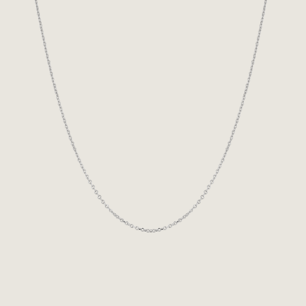 Cable Chain Necklace | Sterling Silver
