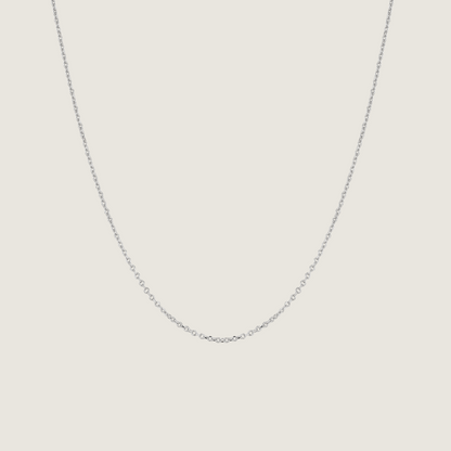Cable Chain Necklace | Sterling Silver