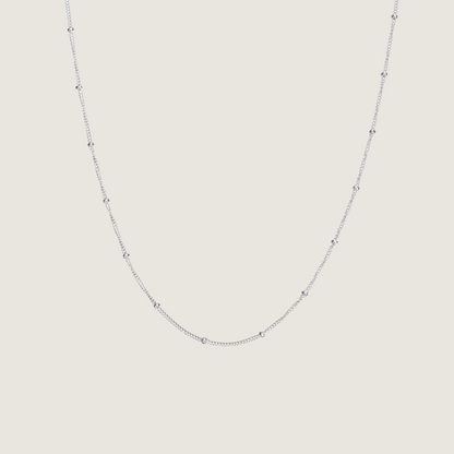Sphere Chain Necklace | Sterling Silver